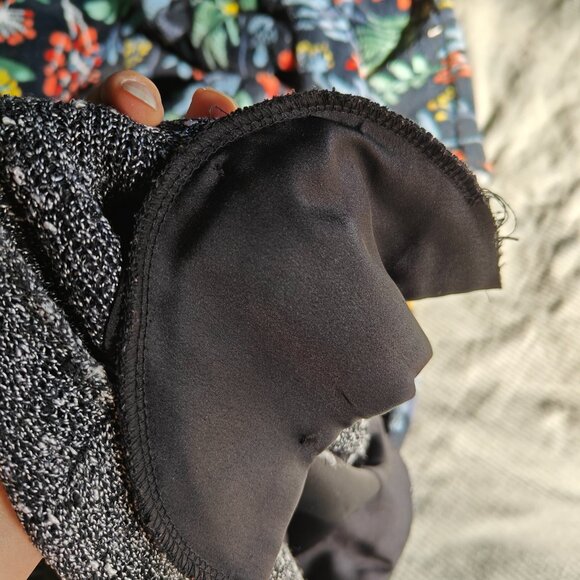 Alberto Makali Metallic Knit Open-Front Blazer – Size S - Picture 3 of 4